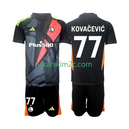 Koszulka Legia Warsaw Kovacevic 77 Bramkarskie Dziecięca Główna 2024/25 Koszulki Piłkarskie